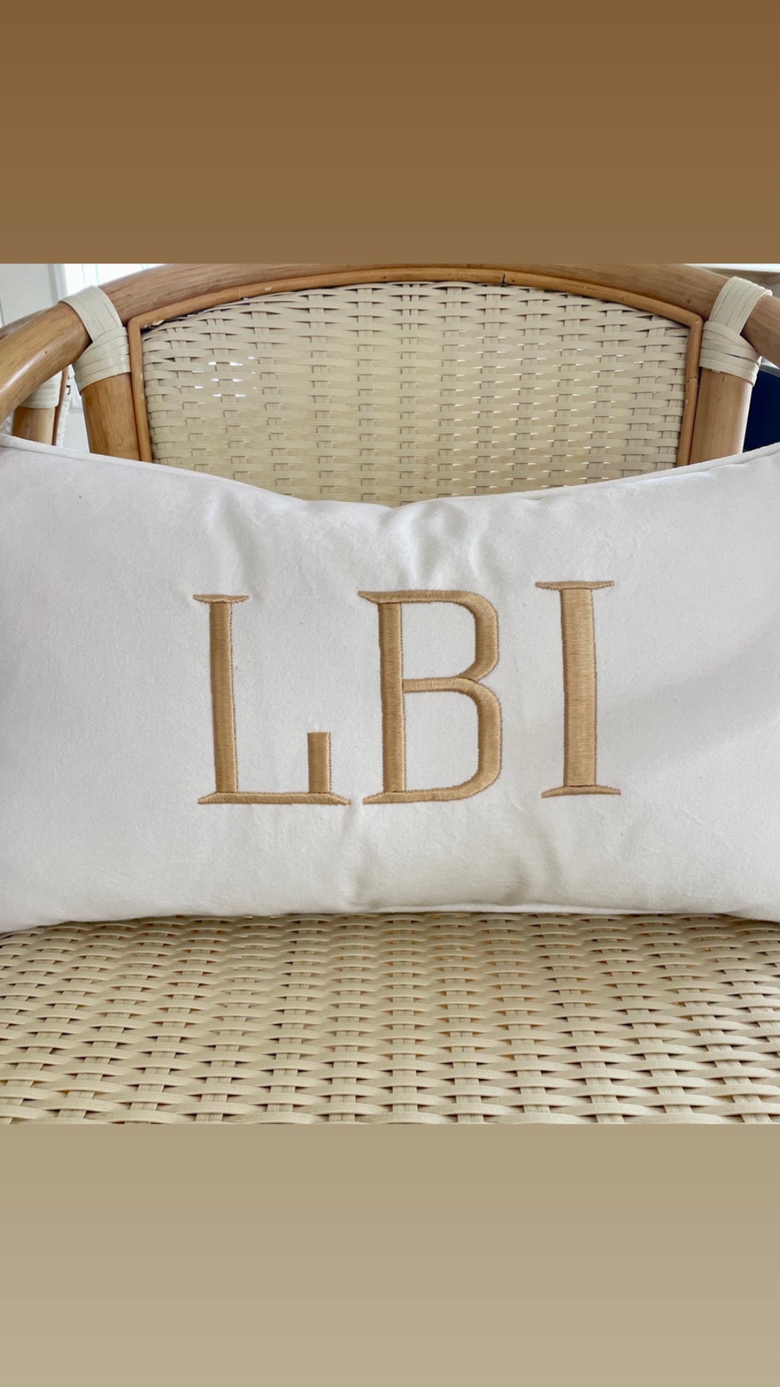 LBI NJ Pillow