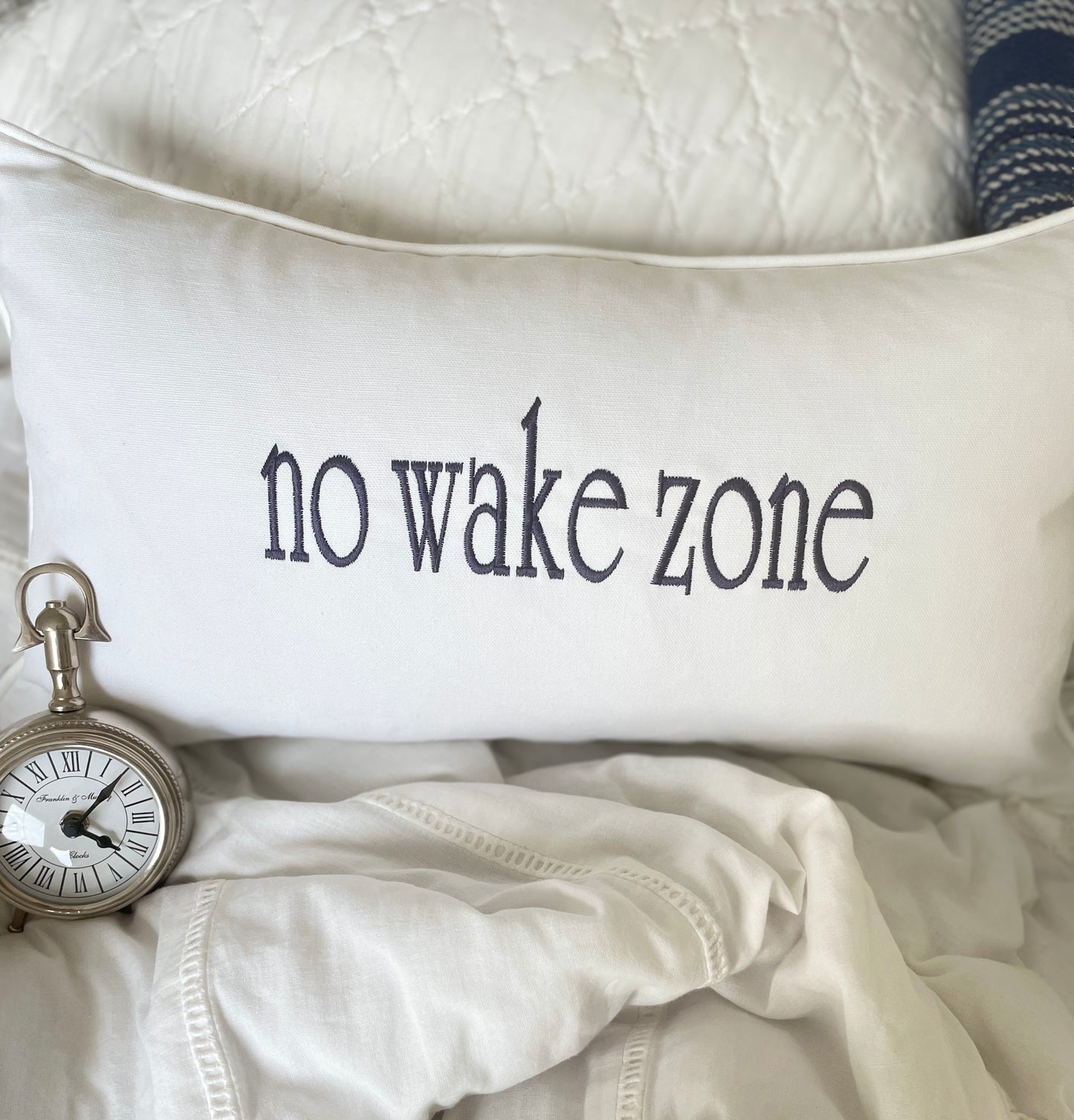 No Wake Zone Pillow