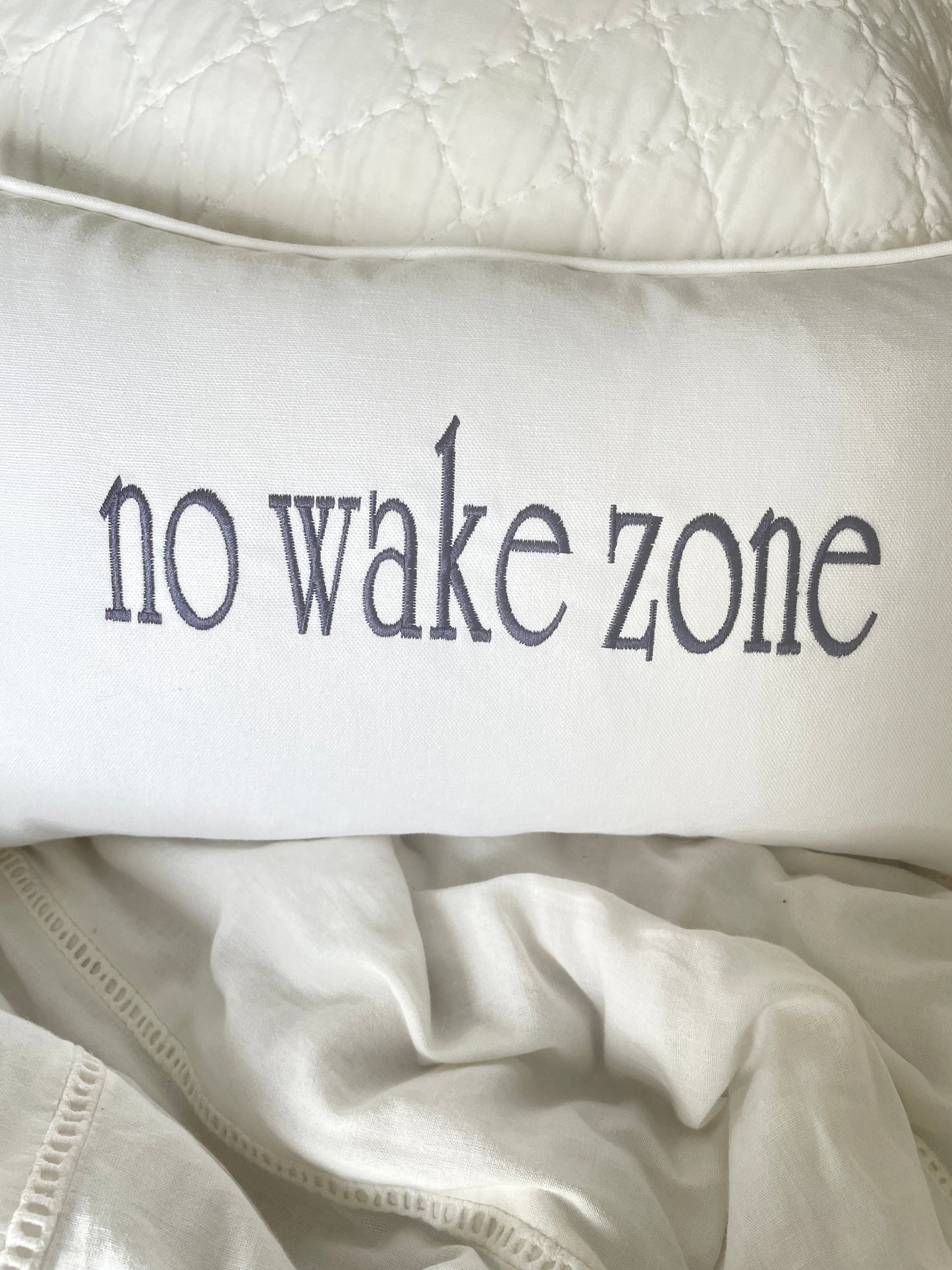 No Wake Zone Pillow