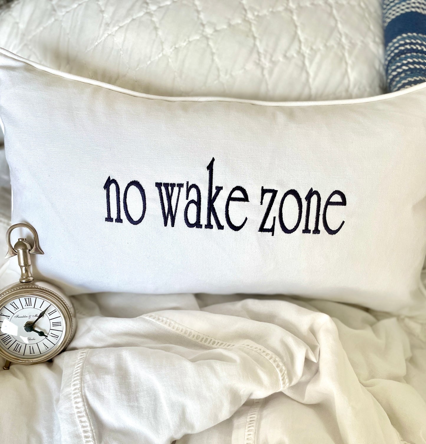 No Wake Zone Pillow